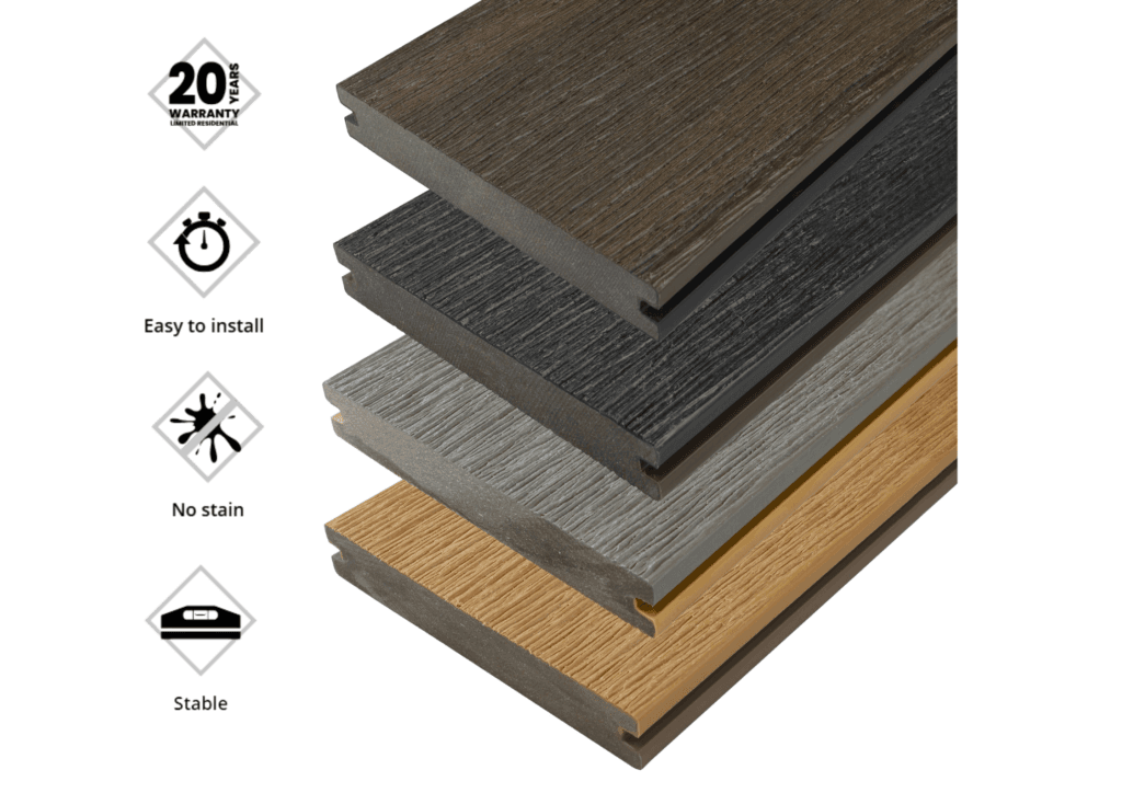Profil WPC Co-Ex VINTAGE Solid GV 23x138mm - Lemn Depo